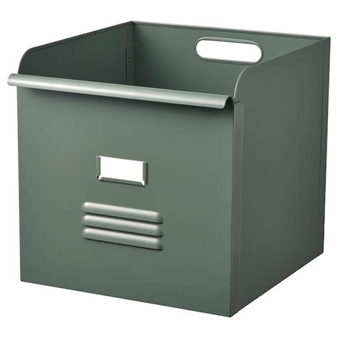 rejsa box gray-green/metal|REJSA .